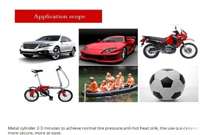 Foot & Hand Air Pump with Pressure Gauge – Portable Tire Inflator for Car, Bike & Motorcycles