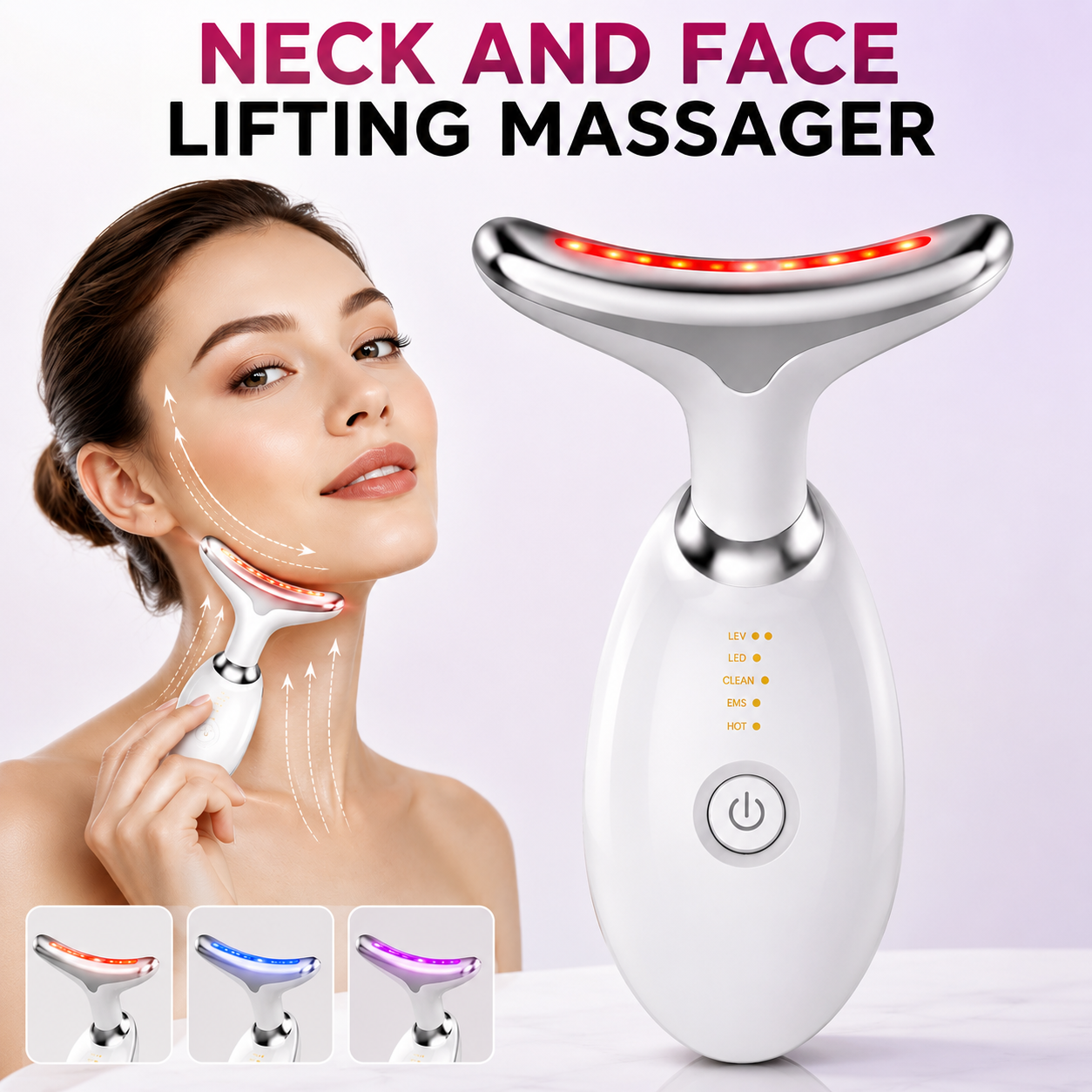 Face & Neck Lifting Massager – Electric Facial Beauty Device