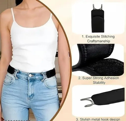 Buckleless Belt Hook for Men & Women – Adjustable No Buckle Comfortable Waist Belt