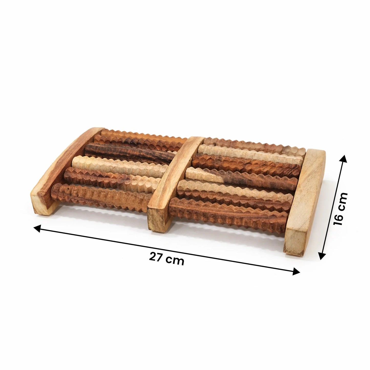 Wooden Foot Massager – Manual Foot Massage Roller for Relaxation