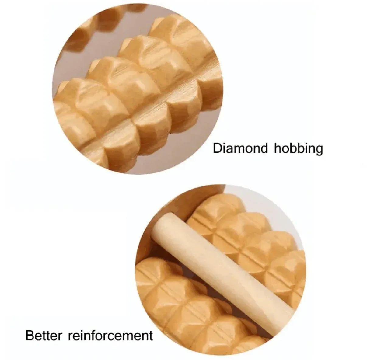 Wooden Foot Massager – Manual Foot Massage Roller for Relaxation