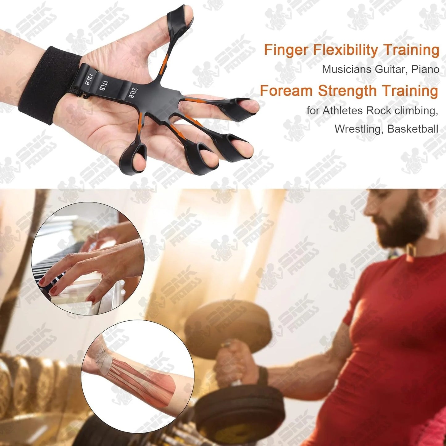 Finger Gripper – Finger & Grip Strengthener Exercise Tool