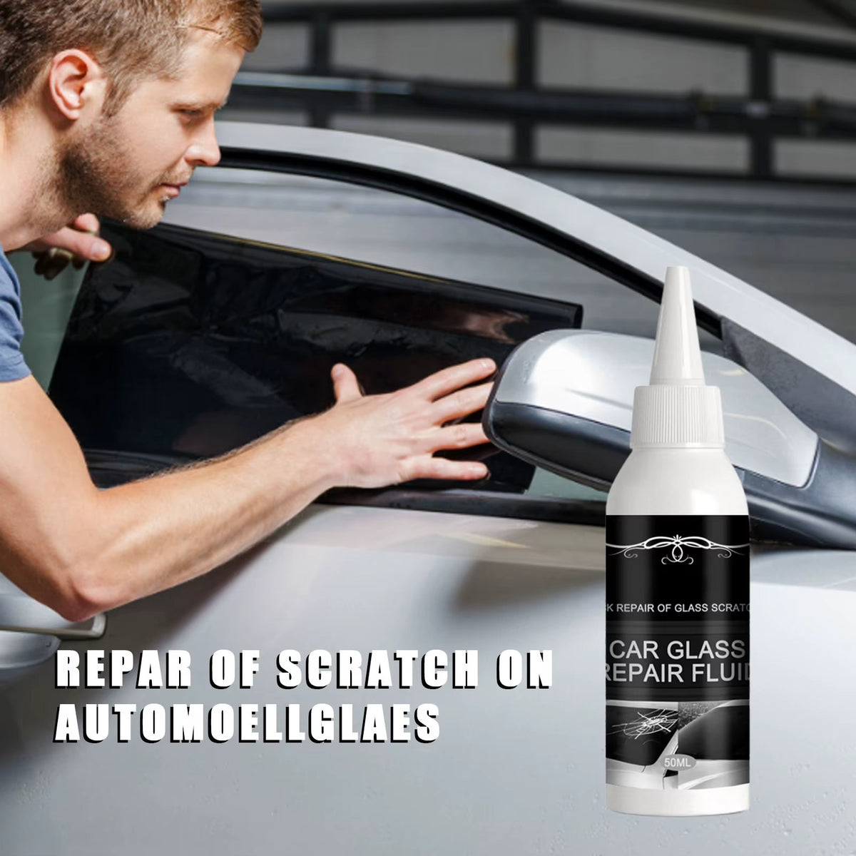 Windshield Crack Repair Kit – Car Glass Chip Repair Tool