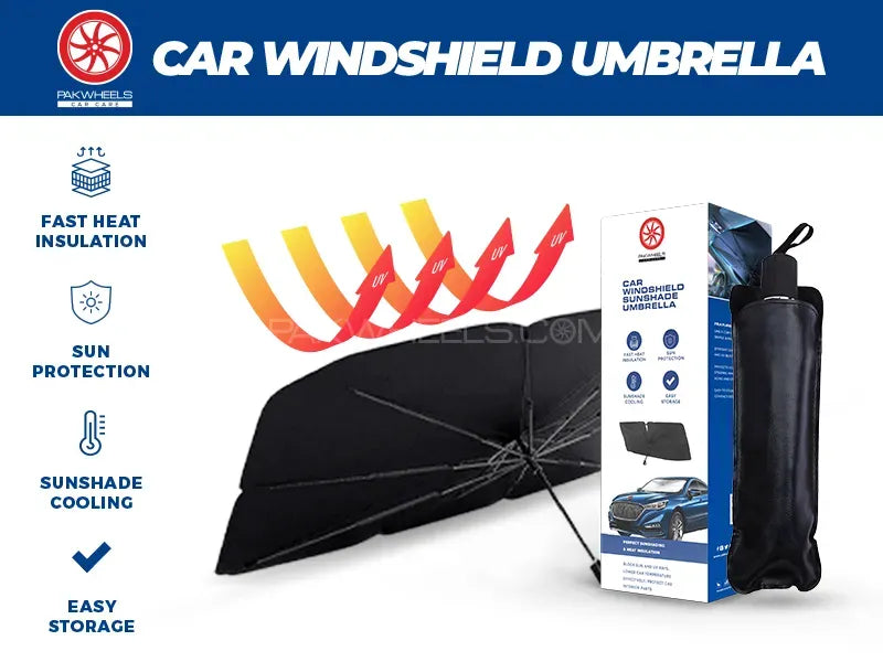 Car Windshield Sunshade Umbrella – Foldable Car Sun Shade