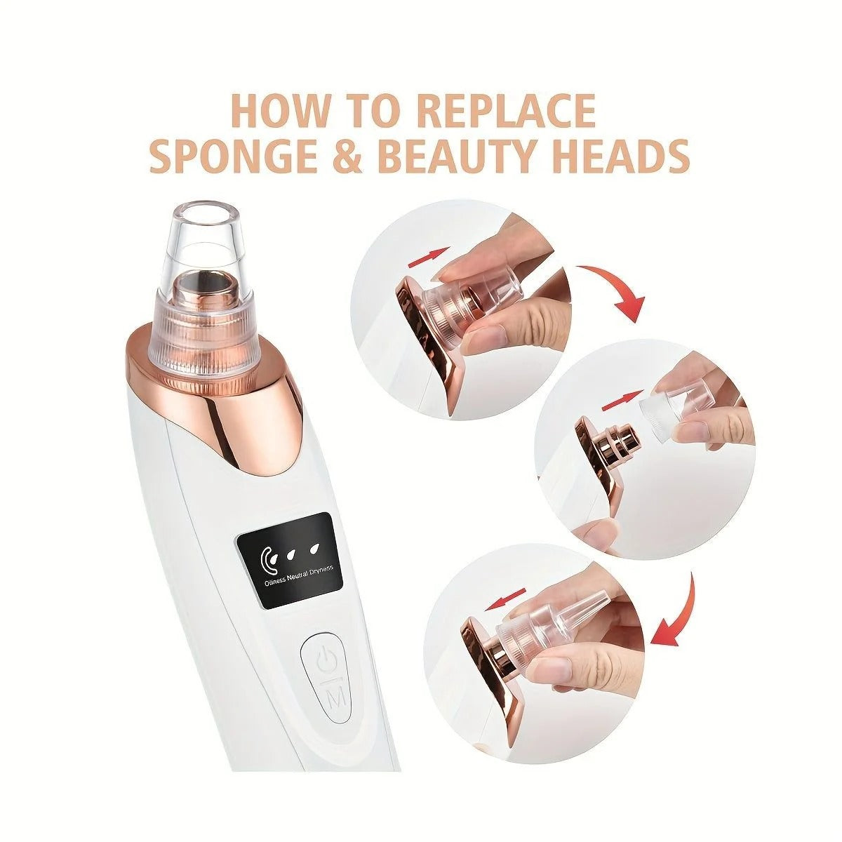 Electric Blackhead Remover Machine – Deep Pore Cleaner & Facial Suction Vacuum