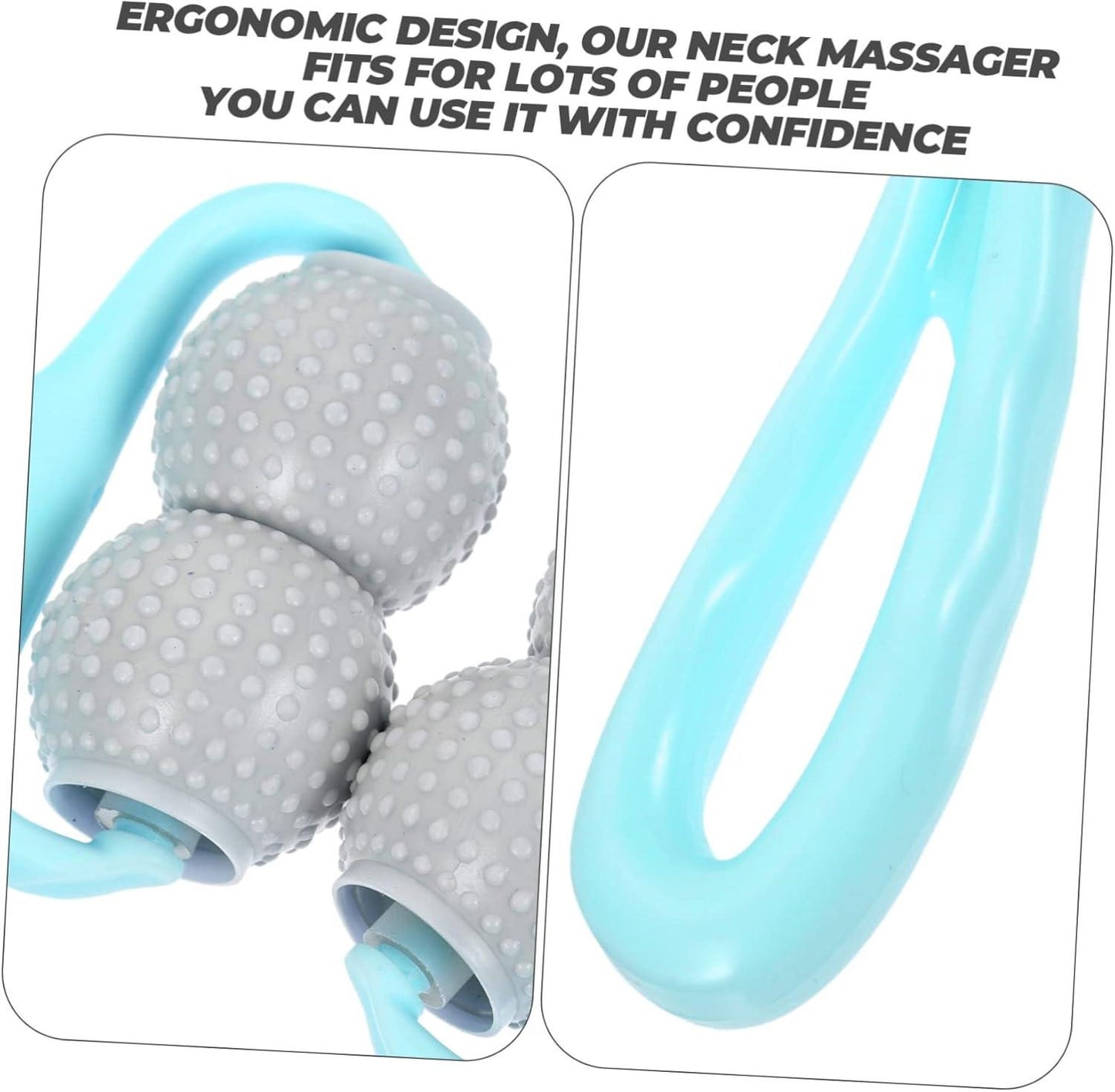 6 Wheel Neck Massager – Manual Neck & Shoulder Massage Tool
