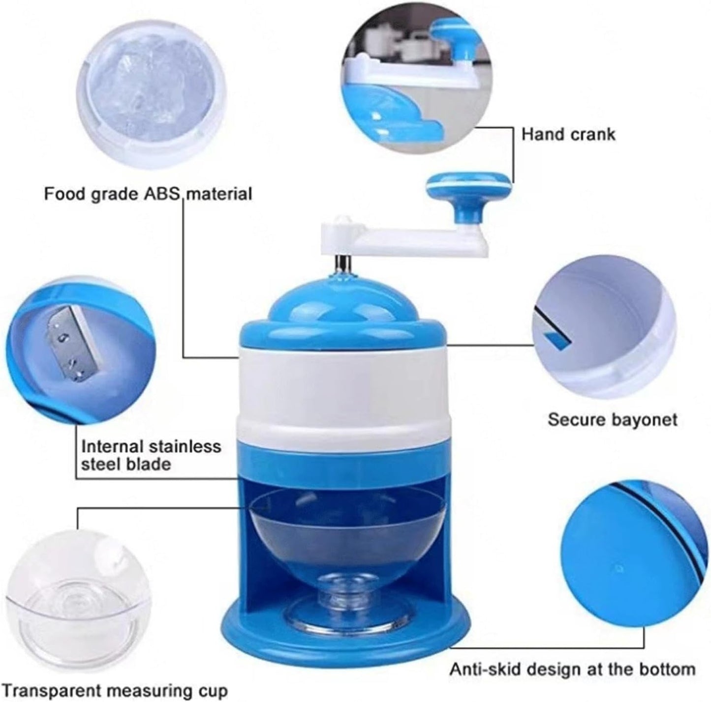 Manual Ice Crusher Machine – Gola Maker for Home